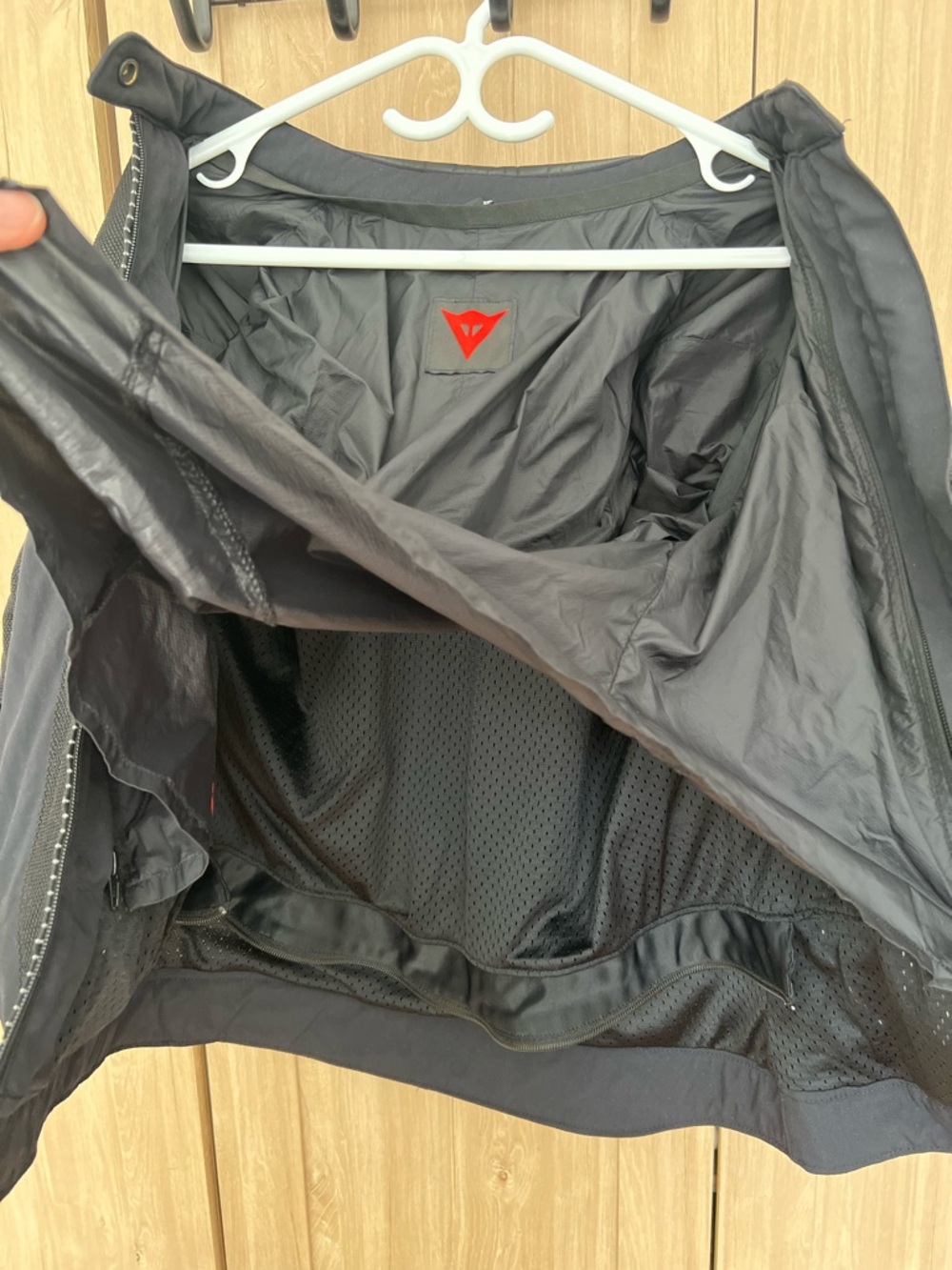 Dainese Air-Frame Lady Tex Textile Jacket Coat Sz 46 Black Motorcycle Protect - Picture 5 of 14